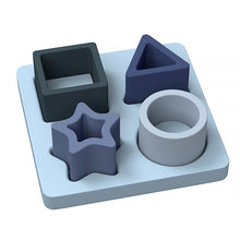 Load image into Gallery viewer, Silicone Shape Sorter - Blue
