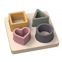 Load image into Gallery viewer, Silicone Shape Sorter - Blue

